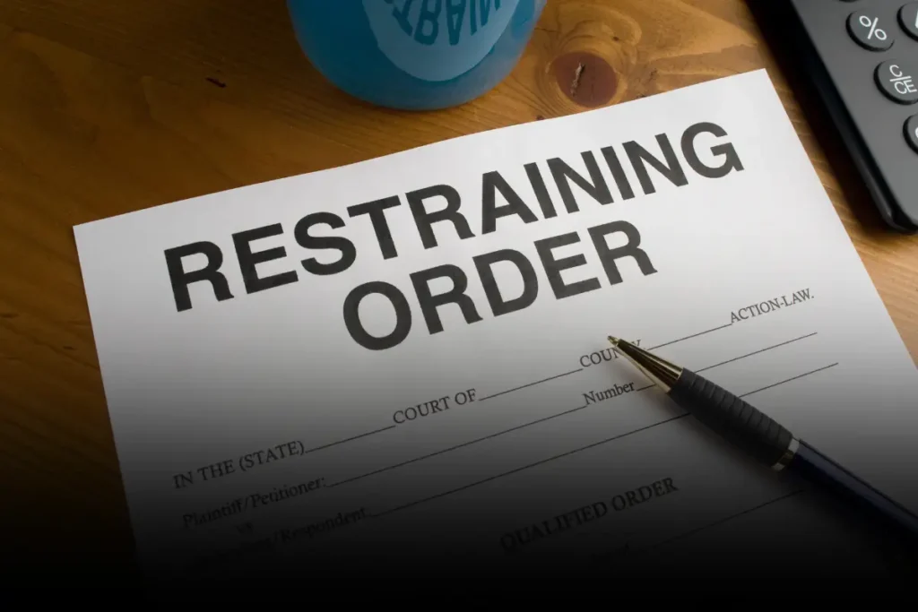 temporary restraining order Texas divorce